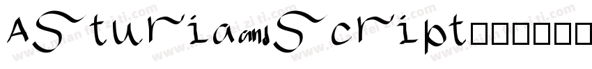 Asturia script字体转换
